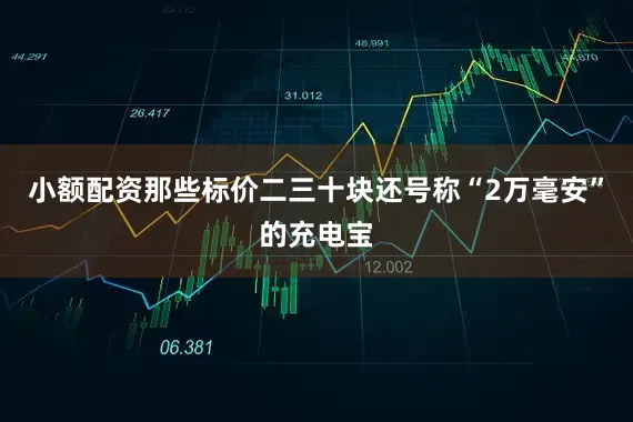 小额配资那些标价二三十块还号称“2万毫安”的充电宝