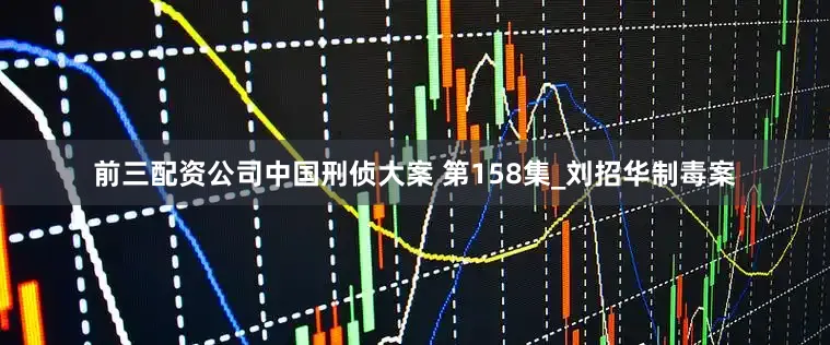 前三配资公司中国刑侦大案 第158集_刘招华制毒案